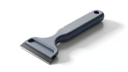 Plain Aquarium Glass Scraper Isolated on White Background Aquarium Tool
