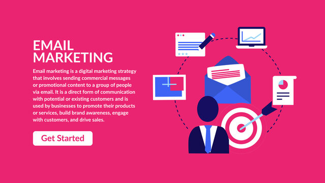 Email Marketing Design Concept