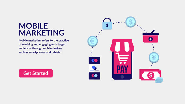 Mobile Marketing Design Concept