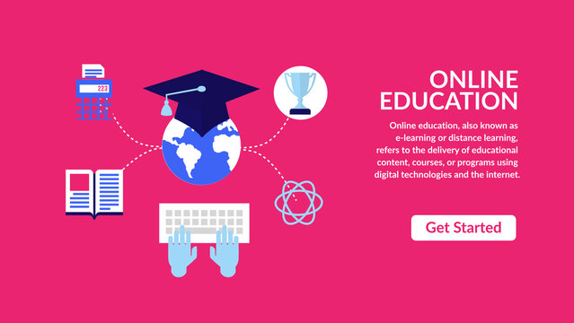 Online Education Design Concept