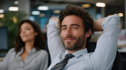 An everyday corporate moment shows team members enjoying an office break in an open workspace, reinforcing balance between productivity and rest. cinematic color correction, natural uneven lighting