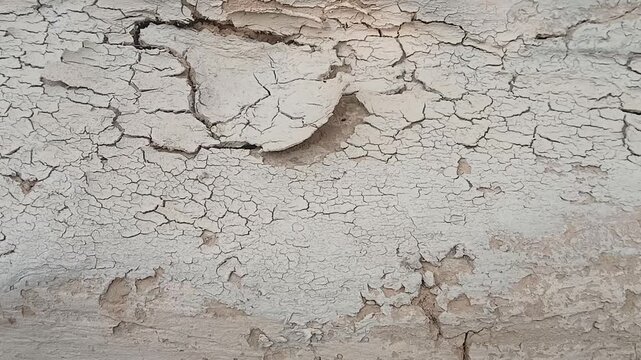 Close up view of mud wall