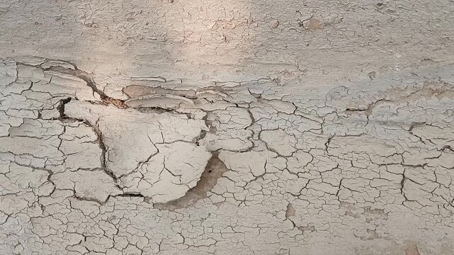 Close up view of mud wall