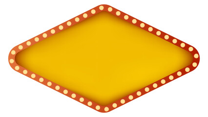 3d render of red billboard