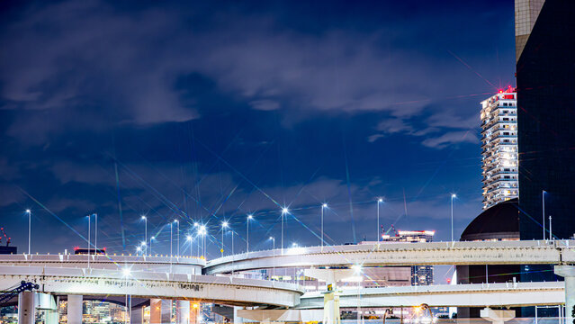 夜の有明ジャンクション