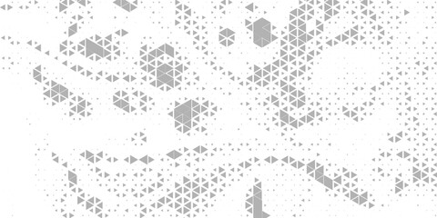 Seamless halftone triangle pattern. Random vector noise texture. Vector ilustration