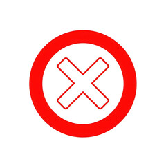 Fototapeta premium 3d rendered prohibition sign