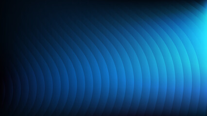 Abstract Blue Gradient with Curved Wave Pattern