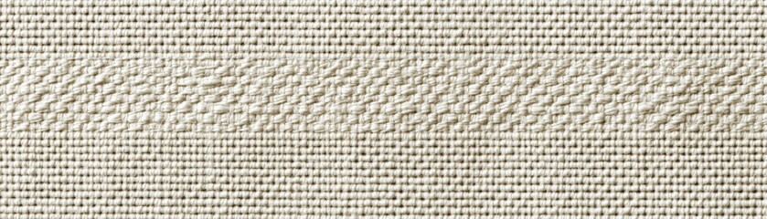 Detailed close up view of intricate white woven fabric texture surface macro shot.