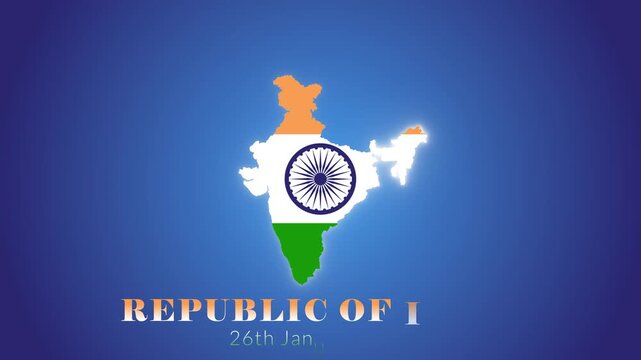 Independence Day Indian's Freedom of Republic 1947 Animation