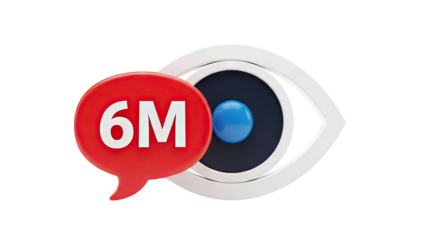 Social Media Views Notification: 6 Million