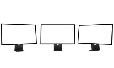 Monitor , Hintergrund - Freigestellt 3D