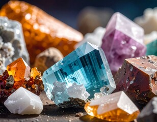 precious stones and minerals