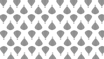 Hot Air Balloon Seamless Pattern Minimal Travel Background