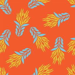 seamless pattern with flowers