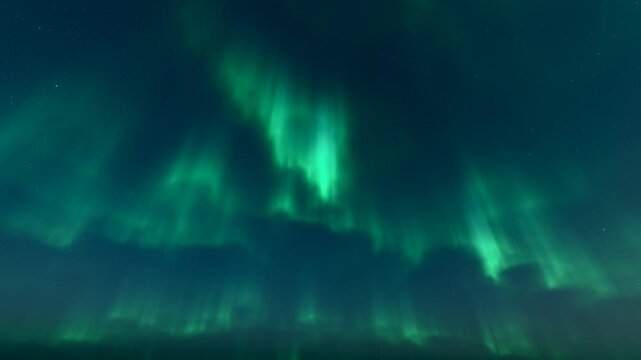 The vast universe and the aurora boreali(3D software Lumion makes non-AI)
