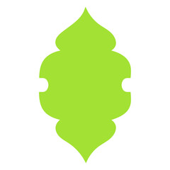 Green Moroccan Tile Shape