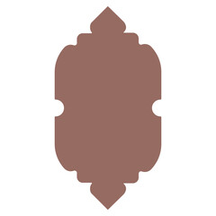 Islamic Decorative Frame Shape