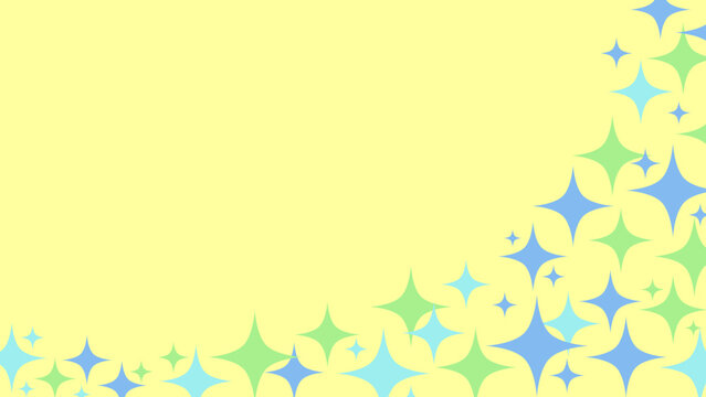 Diamond Green Blue Pattern Background, Pop Design Abstract Background Frame, Vector Illustration Material