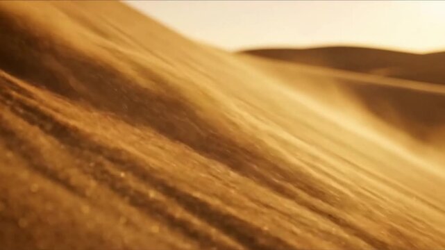 Dune Formation Highlighting the dynamic geological processes of sand accumulation and movement.