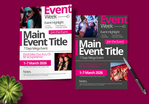 Creative Event Poster Design Template