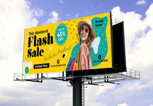 Fashion Sale Billboard Design Template