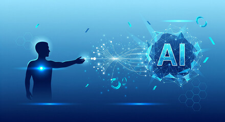 Smart Node Network Infrastructure Concept, 3D Isometric Technology with Central Processor, Database, Gears and Code Symbols on Dark Background