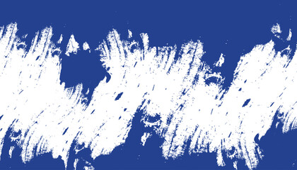 Abstract Dynamic Blue Grunge Brush Stroke Background with Distressed Grainy Texture, Bold Curves, and Expressive Paint Smears