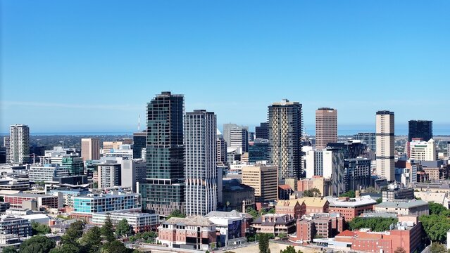 Aerial footage of Adelaide South Australia