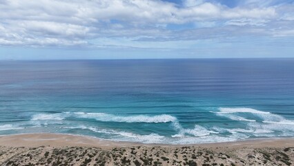 Aerial footage of Daly Head South Australia