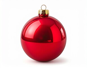 red christmas ball