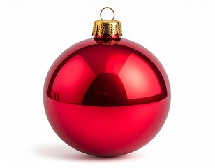 red christmas ball