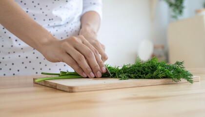 man cutting vegetables
