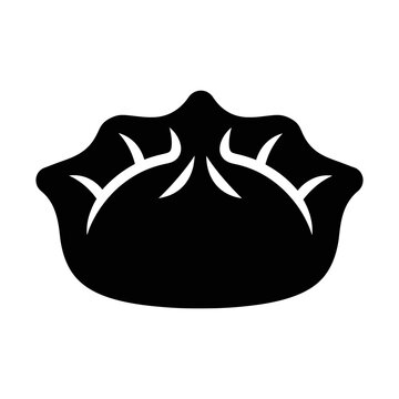 dumpling glyph icon