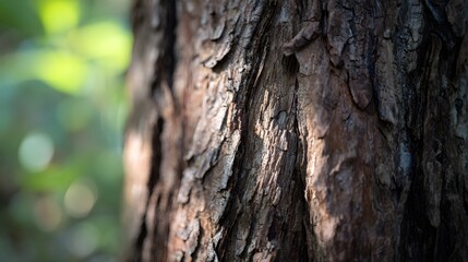 Obraz premium Detailed tree bark texture evokes nature's calm beauty a serene forest backdrop inspires peaceful reflection