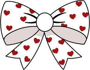 Valentine day ribbon