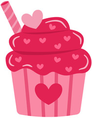 Valentine cupcake