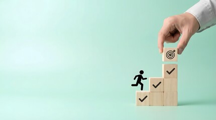 business growth steps, achieving goals, success strategy