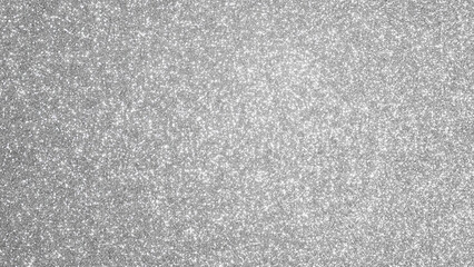 Fototapeta premium Silver Glitter Texture Background with Bright Sparkle, Luxury Abstract Shimmering Stars social media design element