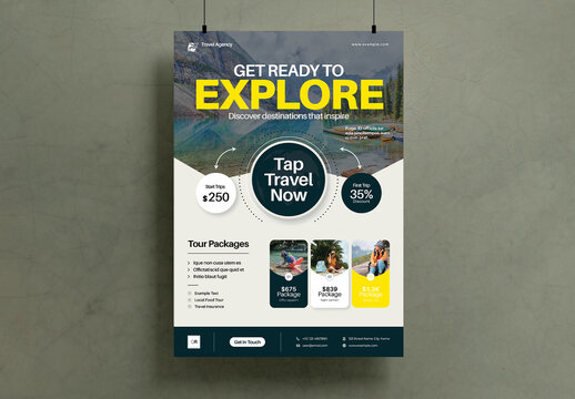 Explore Travel Flyer Template