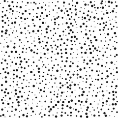 Different Sized Stipple Dots Halftone Pattern