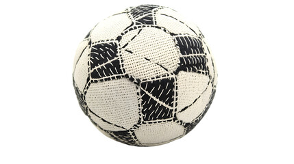 Classic soccer ball Isolated on White background