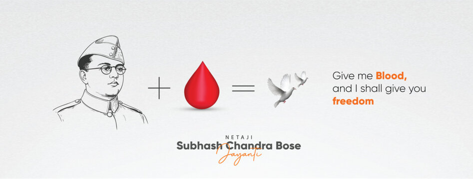 Netaji Subhash Chandra Bose Jayanti Social Media Post