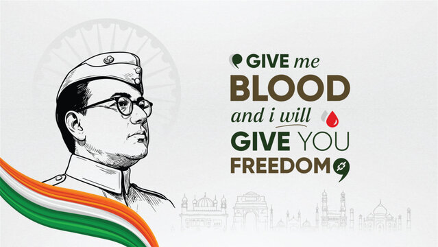 Netaji Subhash Chandra Bose Jayanti Social Media Post