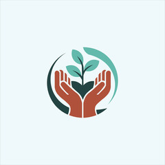 Logo for human welfare organization design 