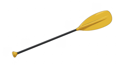 Gold Arrow with Black Shaft yellow tip isolated isolated on a transparent background