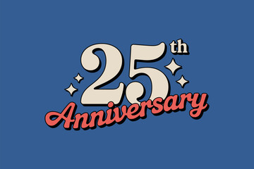 25th Anniversary Celebration Logo Design
