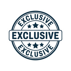 Obraz premium Exclusive Stamp Seal Logo Design