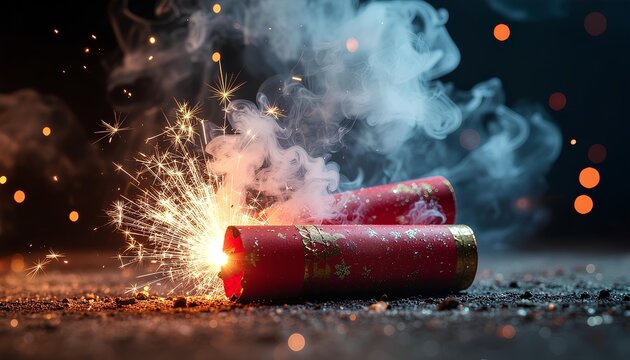 red chinese firecrackers 