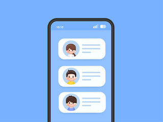 AI communication and virtual support. Concept of AI and machine learning. 3D Rendering. Vector illustration